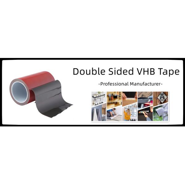 Double Sided VHB Tape 1 мм двухсторонняя клейкая лента Прозрачная монтажная лента Красный вкладыш для швабры