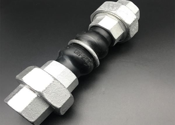 3/4 Malleable Steel Rubber Expansion Joint Flexible Fluoro Plastics