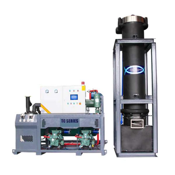 8300kg 111.4kw Tube Ice Machine  Large Capacity 380V/3P/50Hz