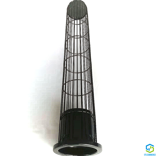 Q235 Wild Steel Dust Collector Filter Cage Silicon Coating