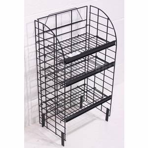 Шельвинг шкафа хранения провода магазина розничной торговли уникальный на приспособлениях колес для продуктов дисплея