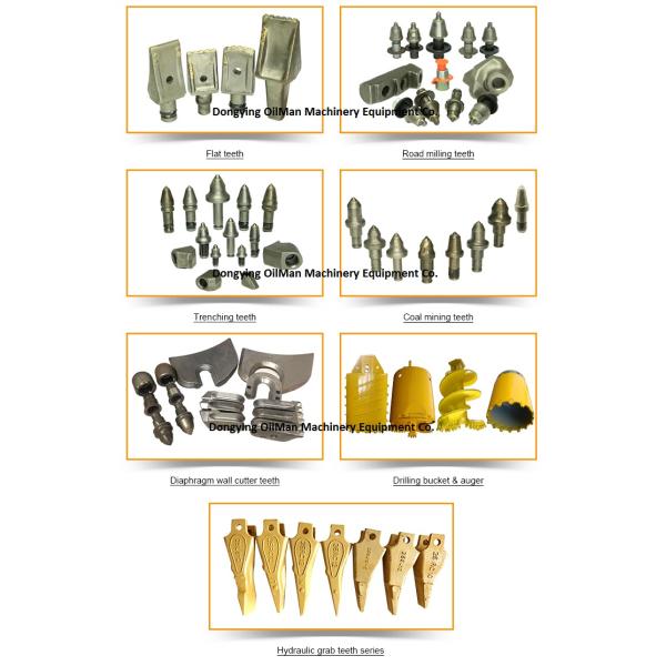 Kennametal и Betek Auger Rock Teeth BFZ 72 для рубки угля / горнодобывающей промышленности