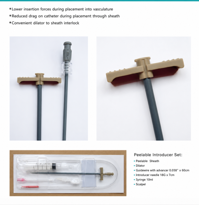 Medica Y Connector Screw Push Pull Hemostasis Valve