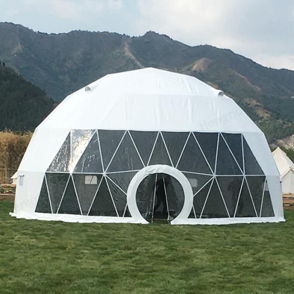 20m Large Geodesic Dome Tent Waterproof Hemisphere Outdoor Restaurant