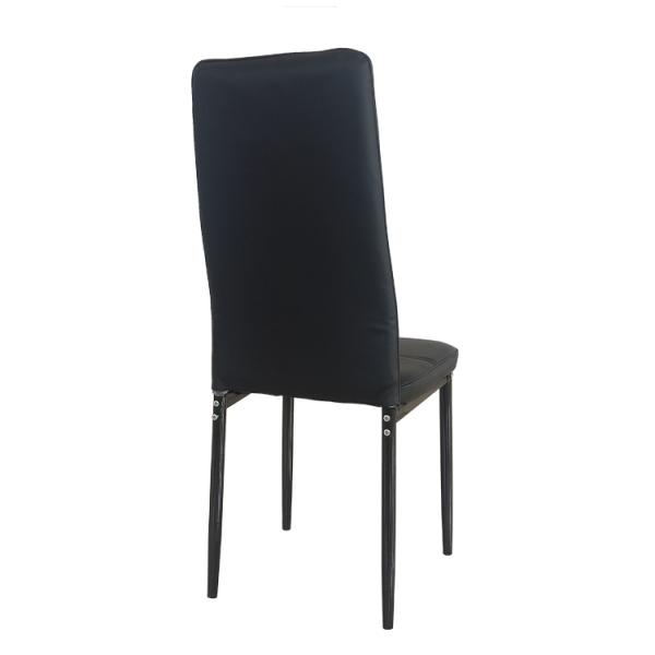 0.25m cbm 96cm 52cm Leather Padded Dining Chairs