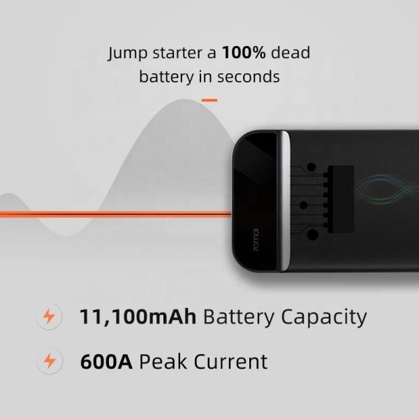 70mai Jump Starter Battery Power Bank Real 11000mah Car Starter Auto Buster Car Emergency Booster Battery Car Jump Start