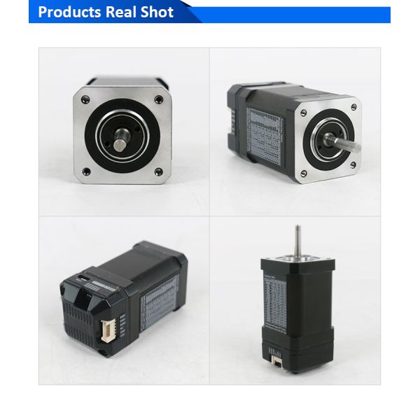 Lichuan Open Loop/Closed Loop Integrated Stepper Motors Driver Pulse/RS485 Control 0.48N.m 2Phase Nema17 DC20~30V 1.2A 1000PPR