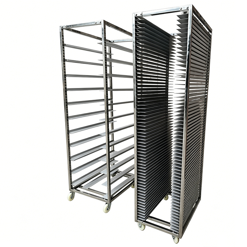 Commercial 15 layers 600 x 400 Stainless Steel Aluminium  Oven Bun Pan Sheet Food Bread Baking Cooling Tray Trolley Bakery Rack