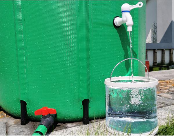 1000L SGS Barril para armazenamento de água da chuva ao ar livre