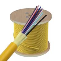 Câble à fibre optique d'intérieur LSZH 12 fibres pour distribution horizontale