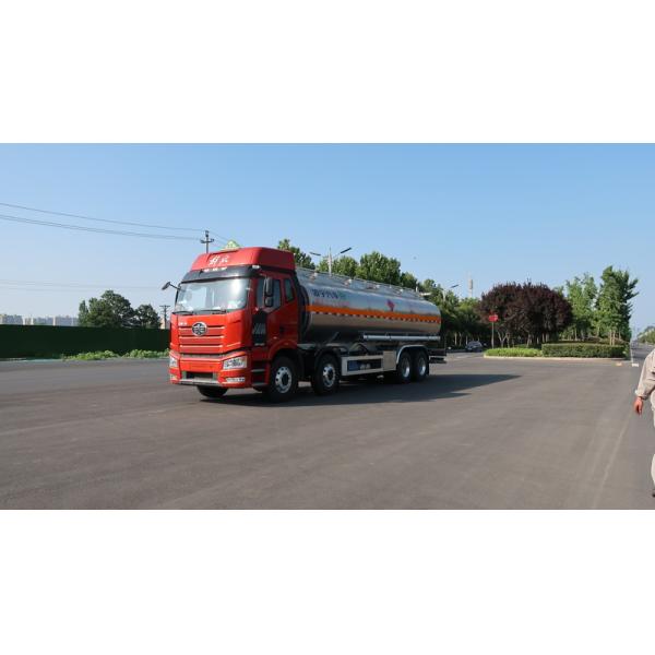 CIMC LINYU FAW 8*4 31 Cub Aluminum Alloy Diesel Tanker Truck Petrol Fuel Transport Truck
