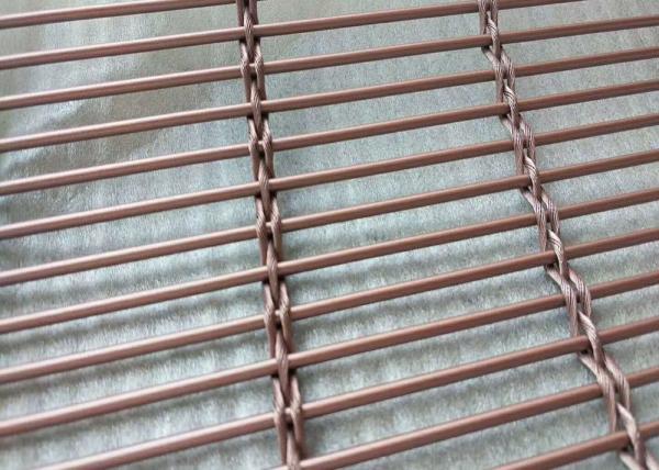 Maillage architectural en corde en acier inoxydable pour murs de rideau