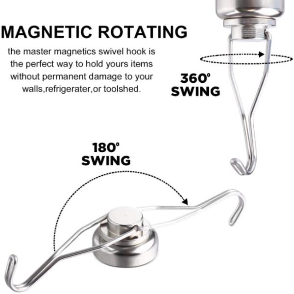 NdFeB Magnetic Wall Hooks Metal Suction Cup Hook 0.05mm Tolerance