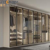 Aluminium Profile Walk In Wardrobe Closet The Ideal Choice for Modern Bedroom Furniture Design