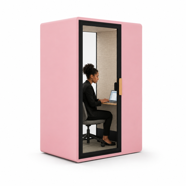 Commercial Portable Soundproof Pod Modern Interior Acoustic Meeting Phone Booth