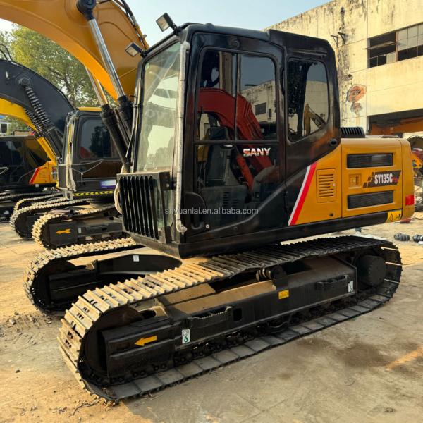 69.6KW de seconde main Sany 135 Excavator pour le concassage Excavators à main utilisés 2019