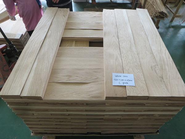Furniture Rift White Oak Veneer C Grade  0.7mm MDF Wood Veneer