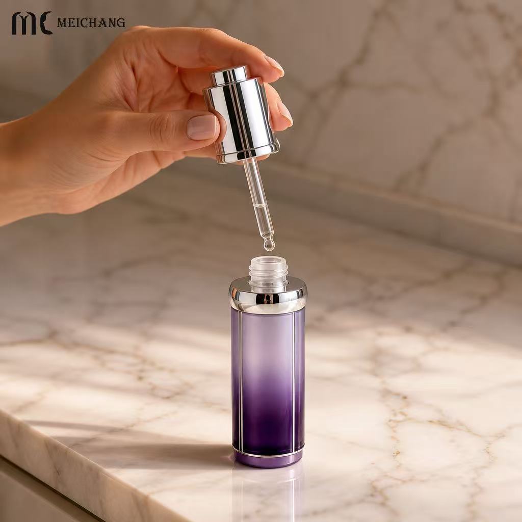 15ml / 30ml Double Wall Acrylic Dropper Bottle for Face Serum(MC-624)