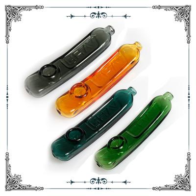 5'' GRAV Rocker Steamroller Glass Smoking Pipe Mixed Color Banana Style Pipes