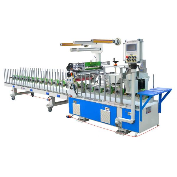 PUR 450 Glue Wood Profile Wrapping Machine 6000*2000*6000mm