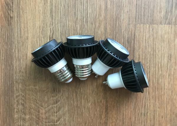 5W Black GU10 Cob LED Bulbs AC 220V 500LM 4000K 80Ra 30000 Hours Lifespan
