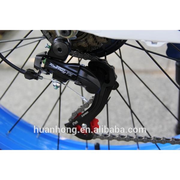 26 Inch Fat Tyre Electric Folding Bike 7 Speed Multi Color Aluminum Alloy Frame