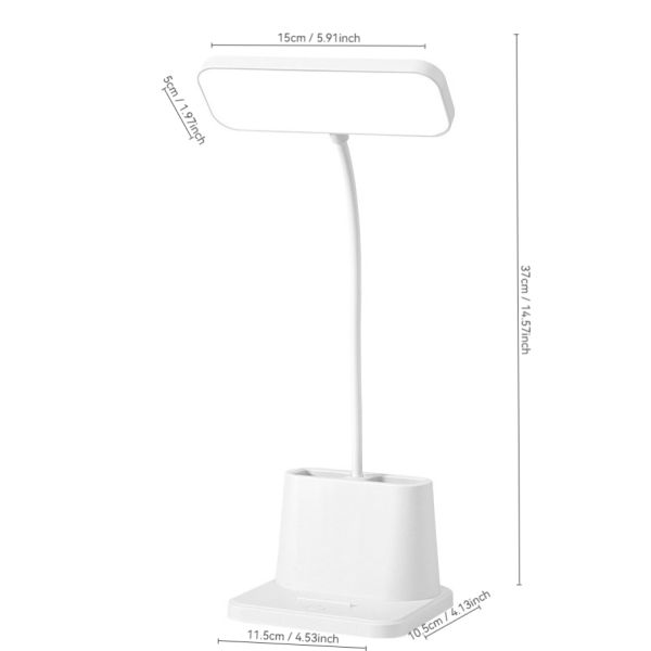LED Desk Lamp with Pen Holder - Eye Protection Study Light for Student Dormitory Gift Wholesale Night Light