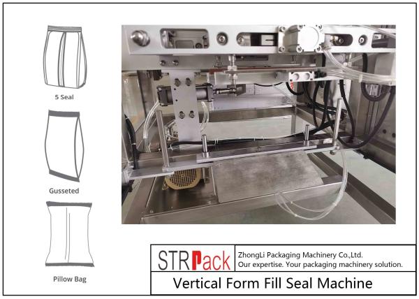 Auger Filler Powder Packaging Machine 6KW 220V PLC Servo System With Auger Powder Filling Machines