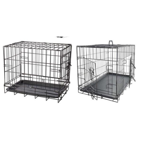 Breathable 2.8kg Stainless Steel Dog Cage For Pet Transport