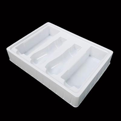 Custom White PET Plastic Blister Tray for Cosmetic Gift Box Insert Packaging