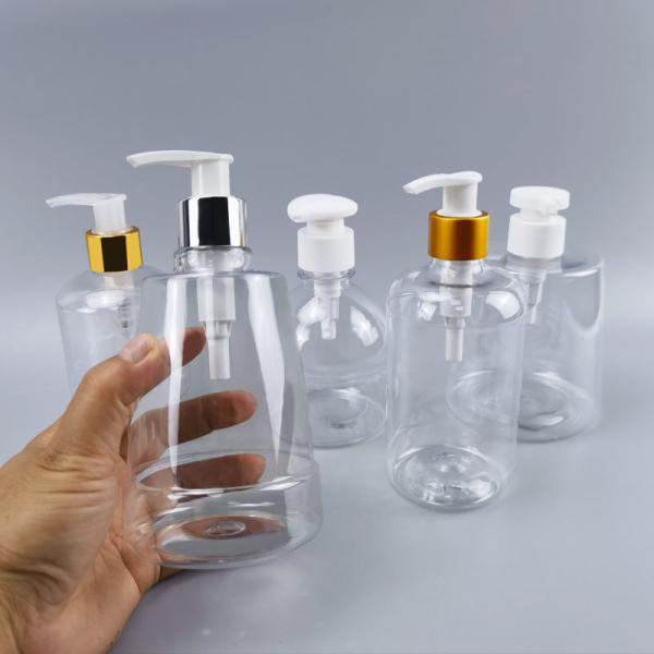 Custom Clear PET 250ml 300ml 350ml 500ml Plastic Hair Body Care Hand Soap Foaming Shampoo Lotion Pump Bottle for Cosmetic