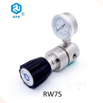 316L Gas Back Pressure Flow Control Valve Leakage Rate 2*10-8 Atm Cc / Sec He