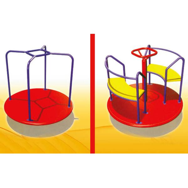 Steel Round Seesaw Playground Equipment  Plastic Seesaw For Toddlers