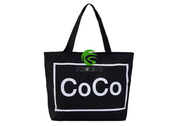 Shopping Plain Cotton Tote Bags Washable Canvas Grocery Bags With Handle