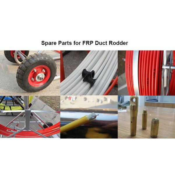 Fiberglass / Copper Fishing Rodding Duct Rodder Underground Cable Installation Tools