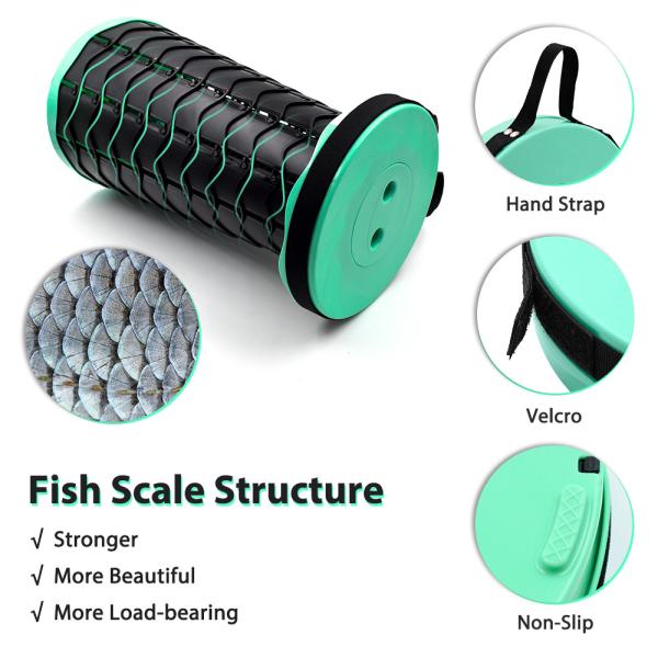 9.65x2.36inch Retractable PP 2.16lb Outdoor Camping Chair