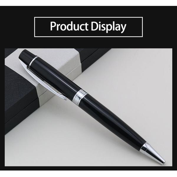 Business Office Metal Signature Pen 0.7mm Twist Type Aluminium Ball Pen