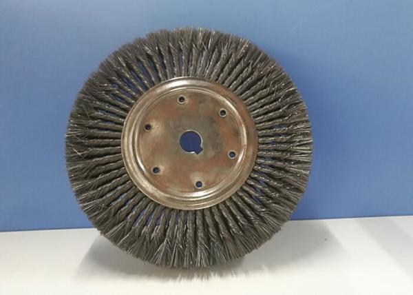 350MM OD Knotted Wire Wheel Brush Double Section Standard High Elongation