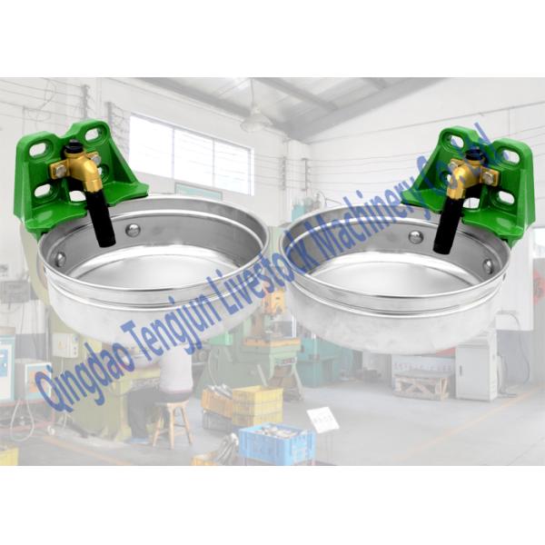 Dairy Cow Horse Water Bowl Brass Valve Wall Or Tube Mounting For Equine