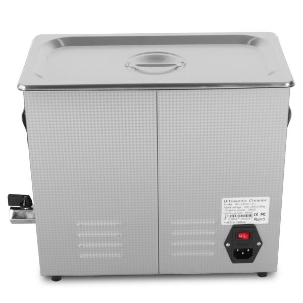 多用途超音波クリーナー 6L 180W 暗号化タイマーヒーターバスケット 宝石 眼鏡 チェーン 時計