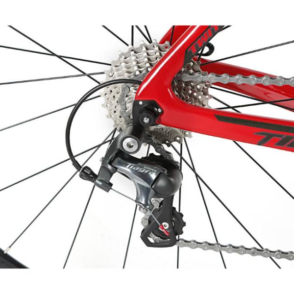 Велосипед SHIMANO TIAGRA 4700 рамки углерода легковеса 54cm гибридный с автошиной 700C