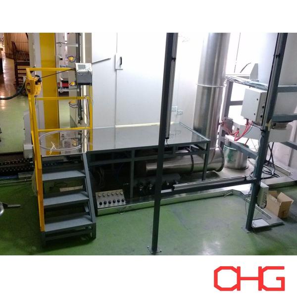 Customized Powder Coating Line with PVC Spray Booth and Pretreatment Spray System