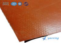 Tela revestida 150m 200m da fibra de vidro do silicone resistente ao calor