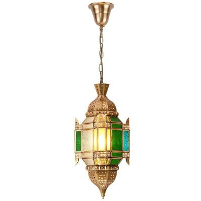 Handmade LED Antique Copper Desk Lamp Retro Copper Table Lamp With Switch Control Indoor Home