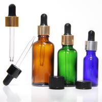 Aceite esencial de color ámbar gotero para ojos Botellas botellas de tintura de vidrio 15 ml 20 ml
