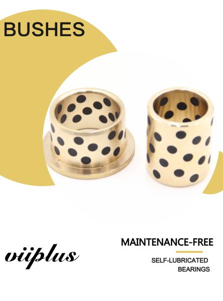 Trusted Metric Flanges Graphite Plugged Bushings Self Lubricating