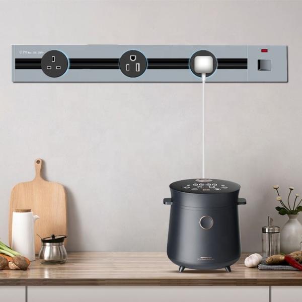 CCC certifiée pour la prise électrique USB multi-sous-tendance rotative pour prise UE en Europe Royaume-Uni