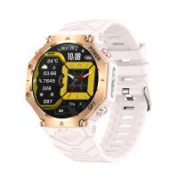 KC91 GPS montre intelligente 1.39'appui à l'écran GPT lampe de poche Bluetooth multi sports