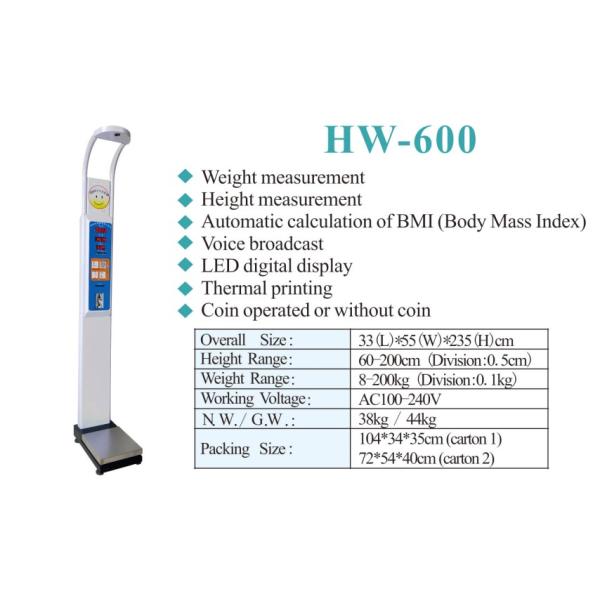Customized Support OBM Medical Pharmacy Scales for Body Weight and Height Measurement
