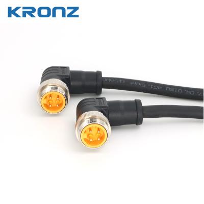 Industrial 7/8 Connectors IP67 With Brass Contact Nut Material